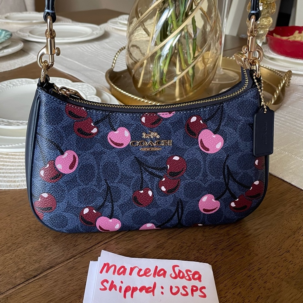 Coach Teri shoulder bag with cherry print
